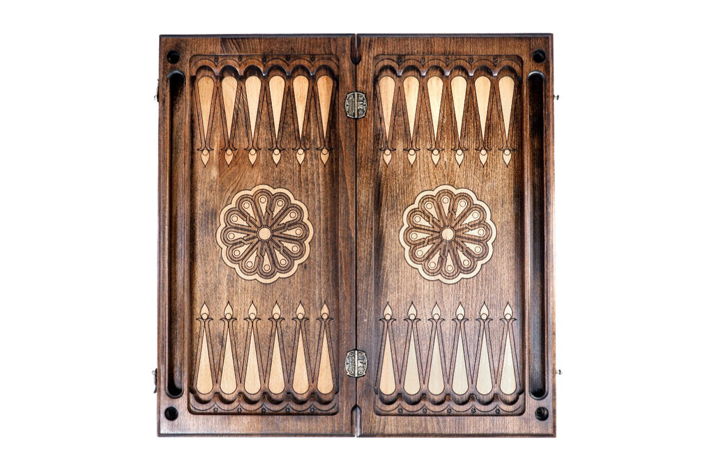 Handmade Wooden Backgammon Set with Mount Ararat, 60 cm - photo 12