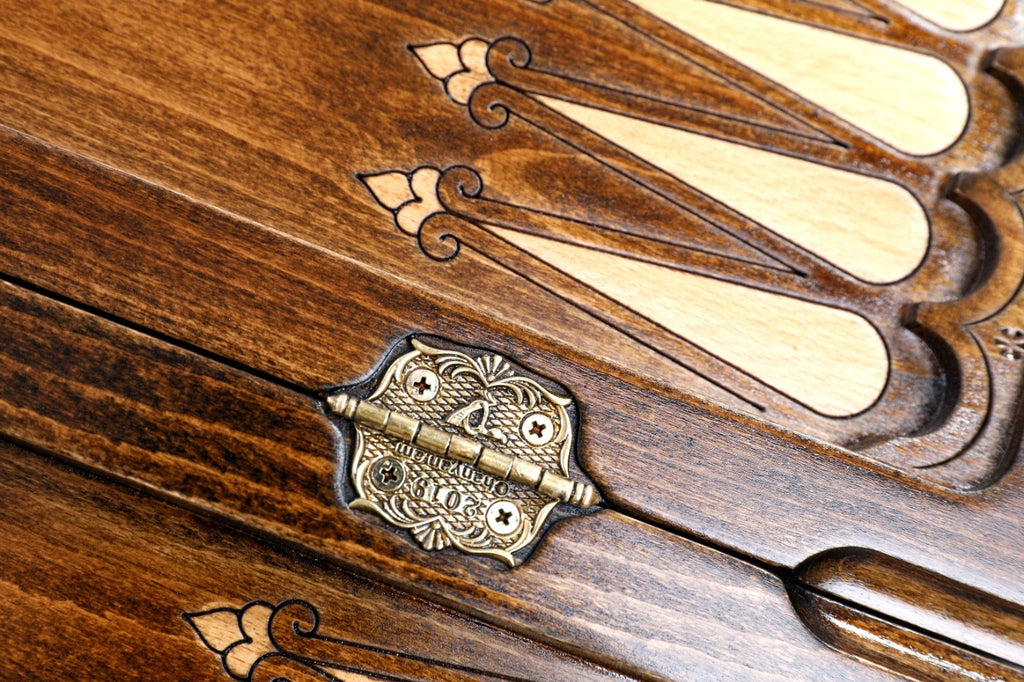 Handmade Wooden Backgammon Set with Mount Ararat, 40 cm - photo 10