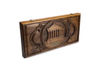 Handmade Wooden Backgammon Set with Garni Temple, 60 cm - photo 6