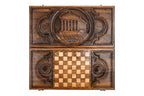 Handmade Wooden Backgammon Set with Garni Temple, 60 cm - photo 11