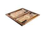 Handmade Wooden Two-Sided Backgammon Set with Armenian and Artsakh Coats of Arms, 60 cm - photo 3