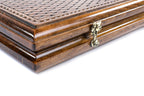 Handmade Wooden Two-Sided Backgammon Set with Armenian and Artsakh Coats of Arms, 60 cm - photo 9