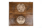 Handmade Wooden Two-Sided Backgammon Set with Armenian and Artsakh Coats of Arms, 60 cm - photo 4