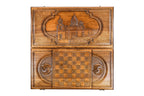 Handmade Walnut Backgammon Set with Etchmiadzin Cathedral, 60 cm - photo 11