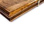 Handmade Walnut Two-Sided Backgammon Set with Garni Temple and Geghard Monastery, 40 cm - photo 9