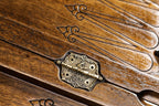 Handmade Walnut Two-Sided Backgammon Set with Garni Temple and Geghard Monastery, 40 cm - photo 11