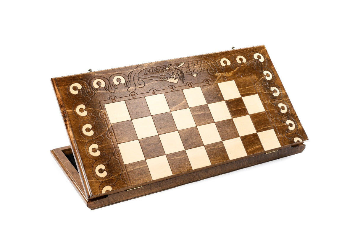 Handmade Wooden Chess Set with Mount Ararat, 60 cm - photo 5