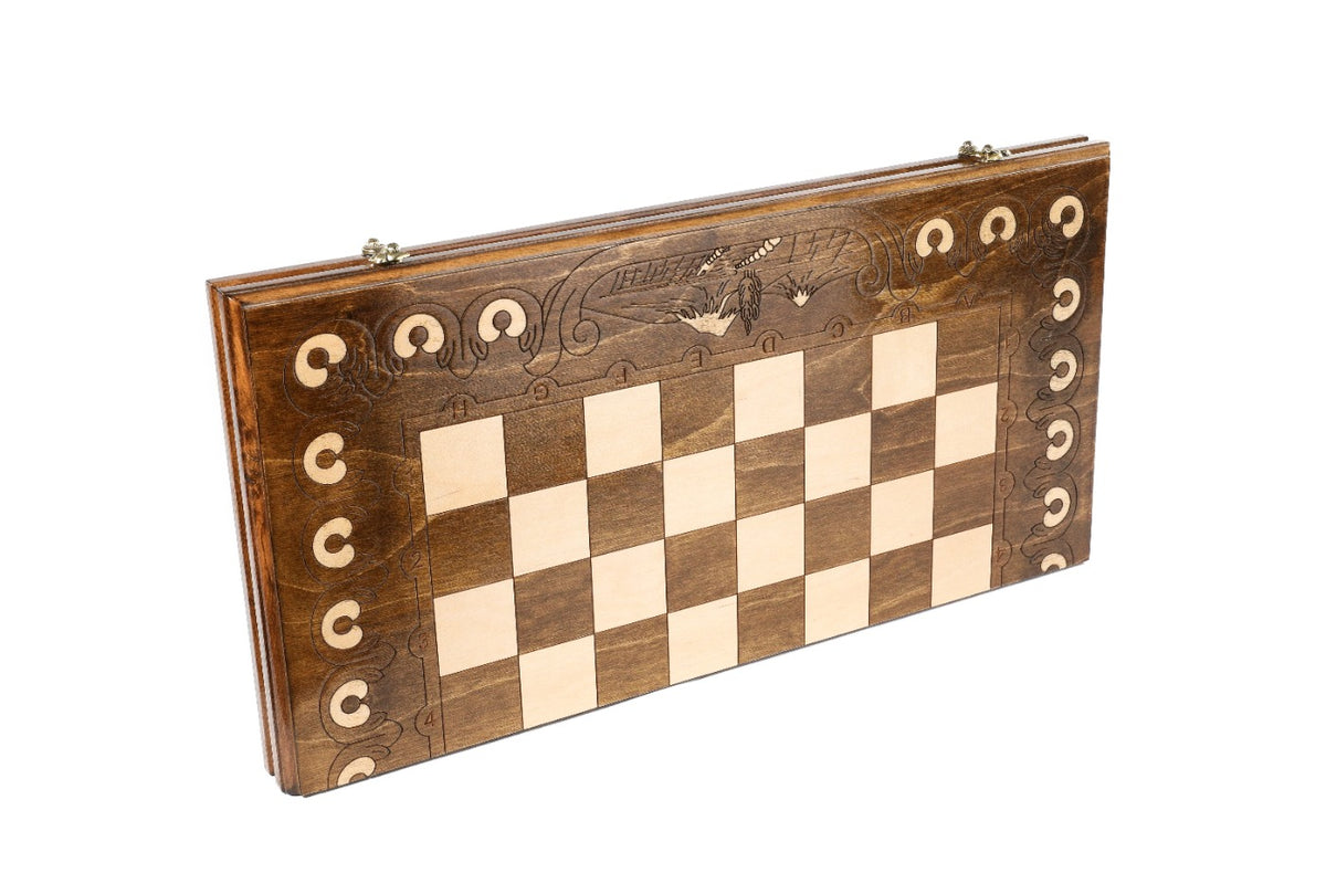 Handmade Wooden Chess Set with Mount Ararat, 60 cm - photo 8
