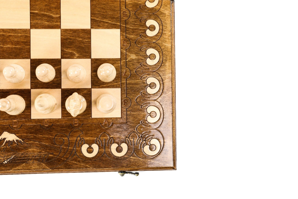 Handmade Wooden Chess Set with Mount Ararat, 60 cm - photo 9