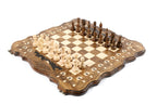 Handmade Wooden Chess Set with Mount Ararat, 60 cm (Model 16017)