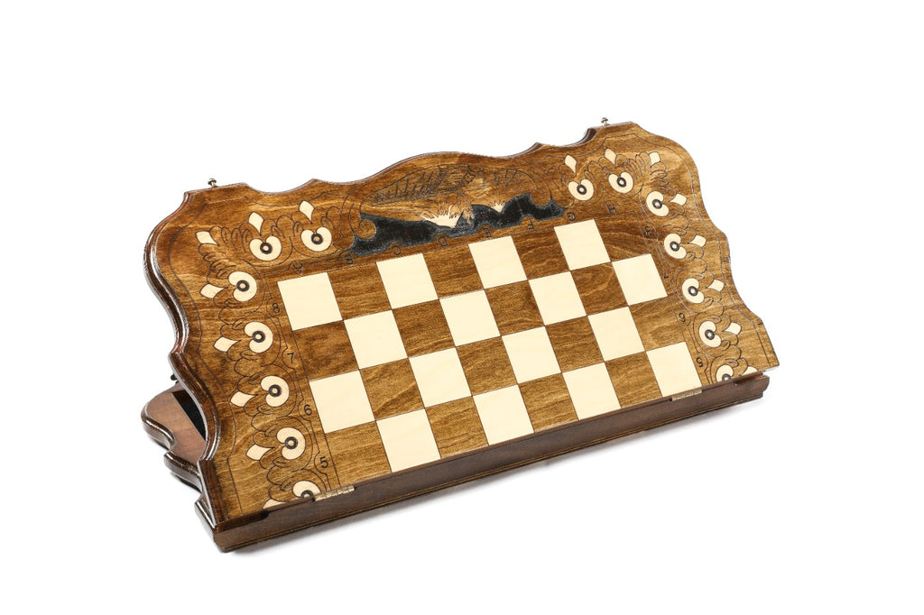 Handmade Wooden Chess Set with Mount Ararat, 60 cm - photo 6