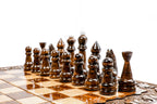 Handmade Wooden Chess and Backgammon Set with Eternity Sign, 30 cm - photo 10