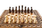 Handmade Wooden Chess and Backgammon Set with Eternity Sign, 30 cm - photo 5