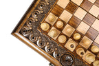 Handmade Wooden Chess and Backgammon Set with Eternity Sign, 30 cm - photo 12