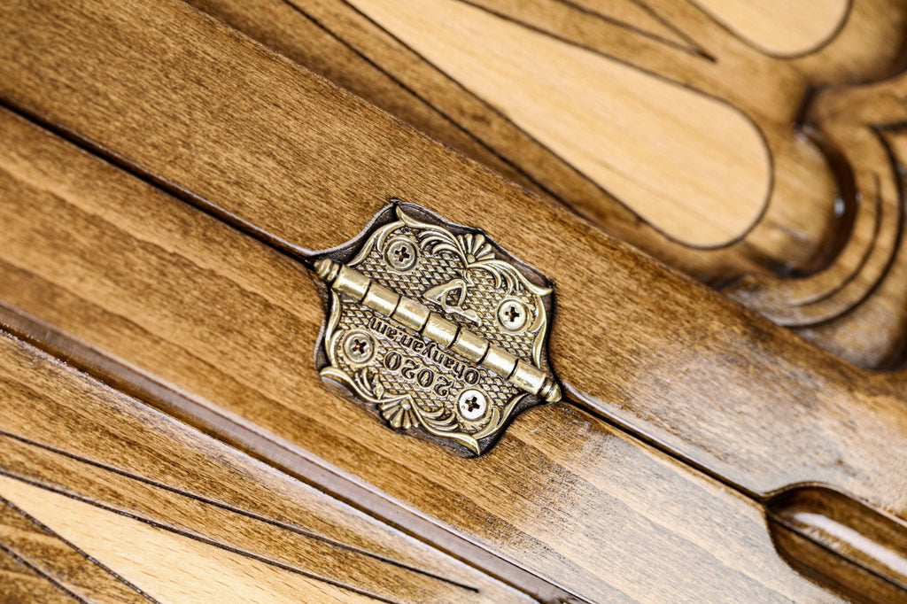 Handmade Wooden Backgammon Set, Classic Board, 70 cm - photo 11