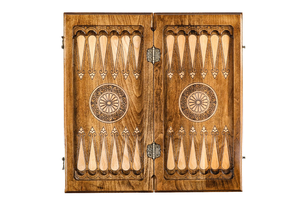 Handmade Wooden Backgammon Set with Hayastan, 50 cm - photo 12
