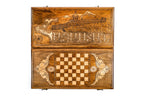 Handmade Wooden Backgammon Set with Hayastan, 50 cm - photo 11