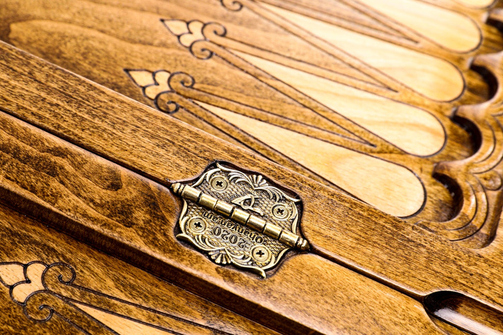 Handmade Wooden Backgammon Set with Hayastan, 50 cm - photo 9