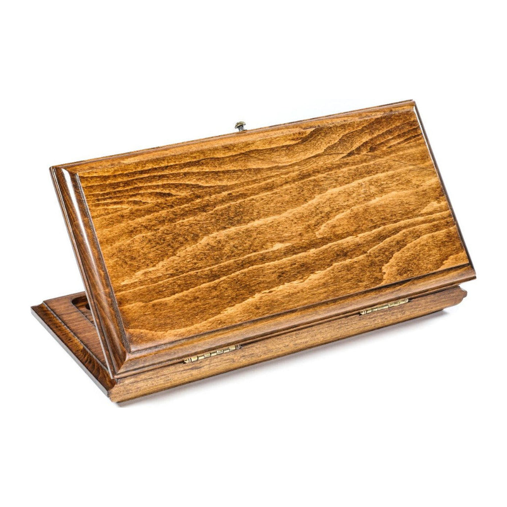 Handmade Wooden Backgammon Set, Classic Board, 30 cm