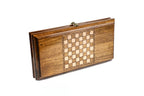 Handmade Wooden Backgammon Set, Classic Board, 30 cm - photo 4