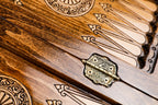 Handmade Wooden Backgammon Set, Classic Board, 30 cm - photo 10