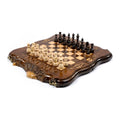 Handmade Wooden Chess Set with Ararat Outline, 30 cm