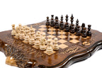 Handmade Wooden Chess Set with Ararat Outline, 30 cm - photo 2