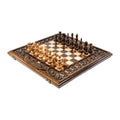 Handmade Wooden Chess and Backgammon Set with Mount Ararat, 50 cm