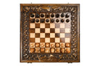 Handmade Wooden Chess and Backgammon Set with Mount Ararat, 50 cm - photo 12