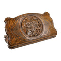Handmade Wooden Backgammon Set with Armenian Coat of Arms, 60 cm (Model 11314)