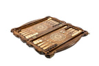 Handmade Wooden Backgammon Set with Armenian Coat of Arms, 60 cm - photo 3