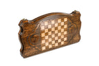 Handmade Wooden Backgammon Set with Armenian Coat of Arms, 60 cm - photo 4