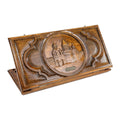 Backgammon Set with Etchmiadzin Cathedral, 60 cm – handmade wooden nardi board by Hrachya Ohanyan
