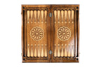 Handmade Wooden Two-Sided Backgammon Set with Artsakh Monument and Gandzasar, 60 cm - photo 12