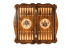Handmade Wooden Backgammon Set with Owl, 60 cm - photo 12
