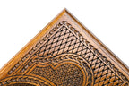 Handmade Wooden Backgammon Set with Argentine Coat of Arms, 30 cm - photo 8