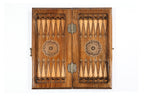Handmade Wooden Backgammon Set with Argentine Coat of Arms, 30 cm - photo 12