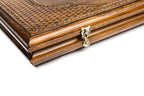 Handmade Wooden Backgammon Set with Argentine Coat of Arms, 50 cm - photo 7
