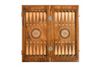 Handmade Wooden Backgammon Set with Argentine Coat of Arms, 50 cm - photo 12