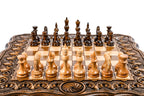 Handmade Wooden Chess and Backgammon Set with Armenian Ornament, 50 cm - photo 5