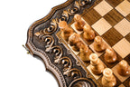 Handmade Wooden Chess and Backgammon Set with Armenian Ornament, 50 cm - photo 10