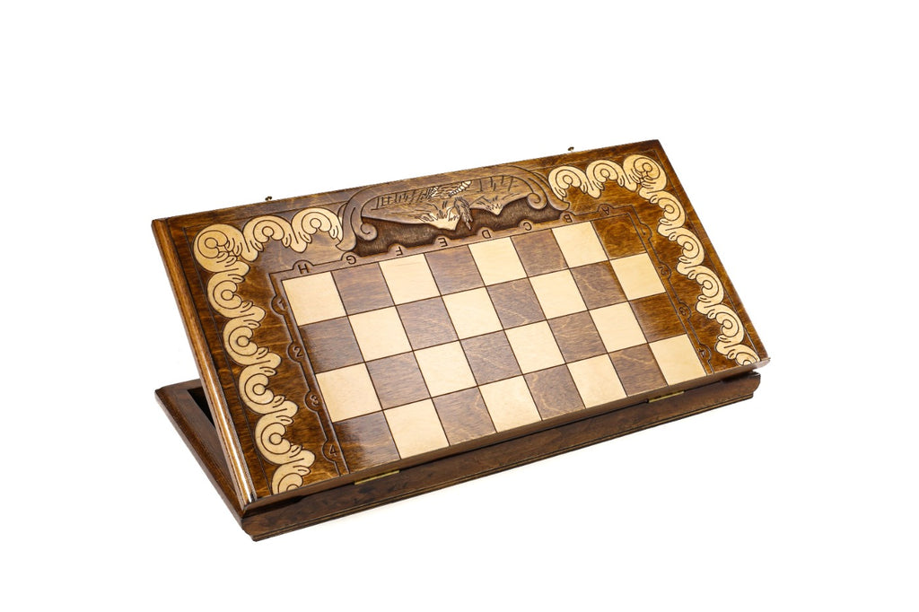 Handmade Wooden Chess Set with Mount Ararat, 50 cm - photo 5