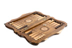 Handmade Wooden Backgammon Set with Church of St. Gayane and Ararat Outline, 40 cm - photo 3