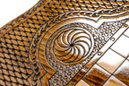 Handmade Wooden Backgammon Set with Church of St. Gayane and Ararat Outline, 40 cm - photo 10