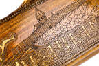 Handmade Wooden Backgammon Set with Khor Virap Monastery, Hayastan and Ararat Outline, 40 cm - photo 5