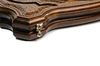Handmade Wooden Backgammon Set with Argentine Coat of Arms, 60 cm - photo 7