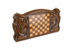 Handmade Wooden Backgammon Set with Argentine Coat of Arms, 60 cm - photo 4