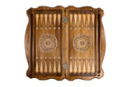 Handmade Wooden Backgammon Set with Argentine Coat of Arms, 60 cm - photo 12