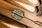 Handmade Wooden Backgammon Set with Argentine Coat of Arms, 60 cm - photo 9