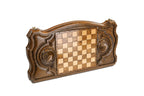 Handmade Wooden Backgammon Set with Dagestan Coat of Arms, 60 cm - photo 4